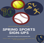Spring Sports Sign-Ups
