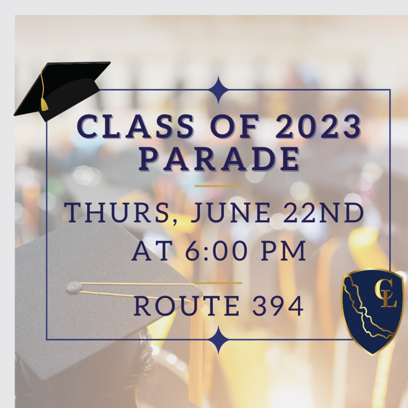 Class of 2023 Parade Info