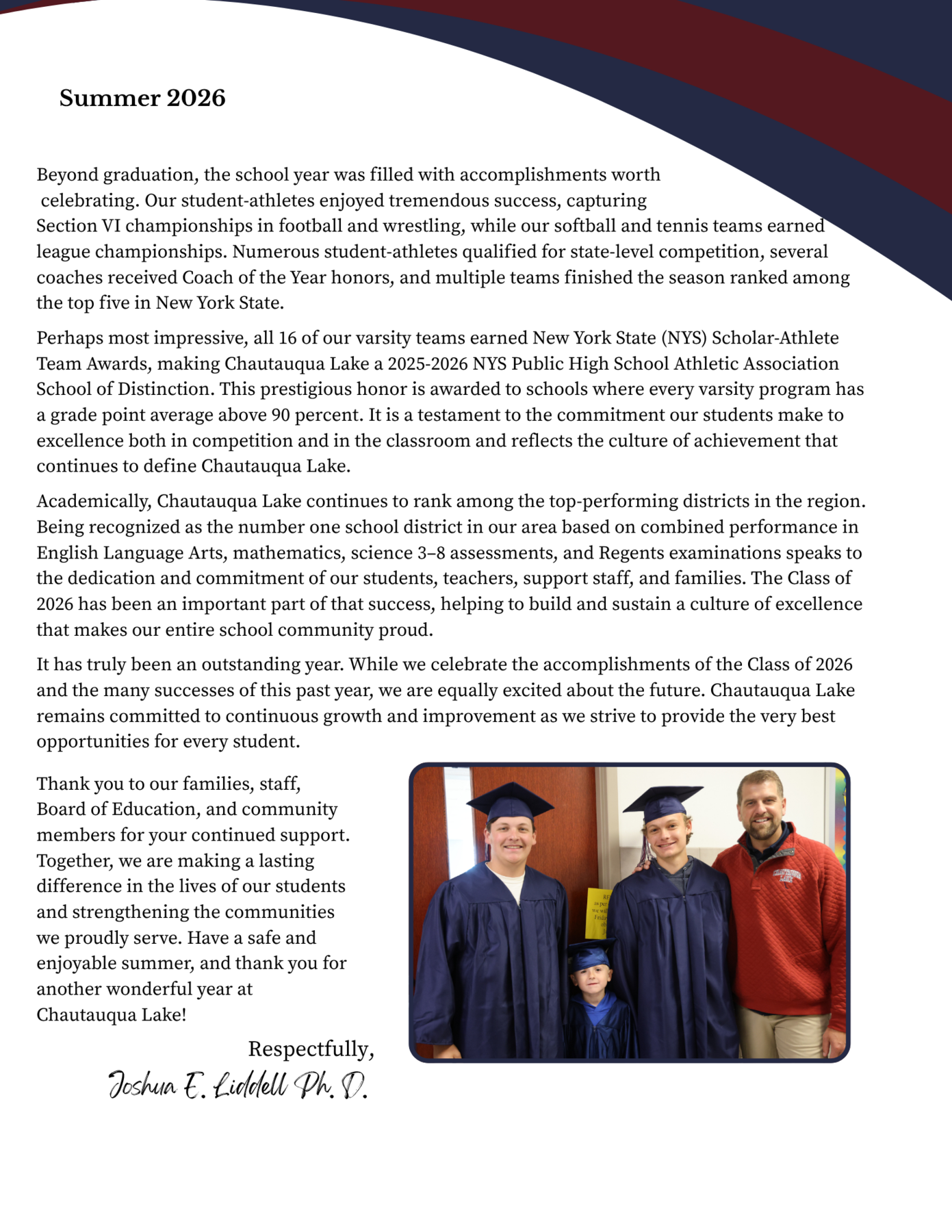 Josh  letter page 2