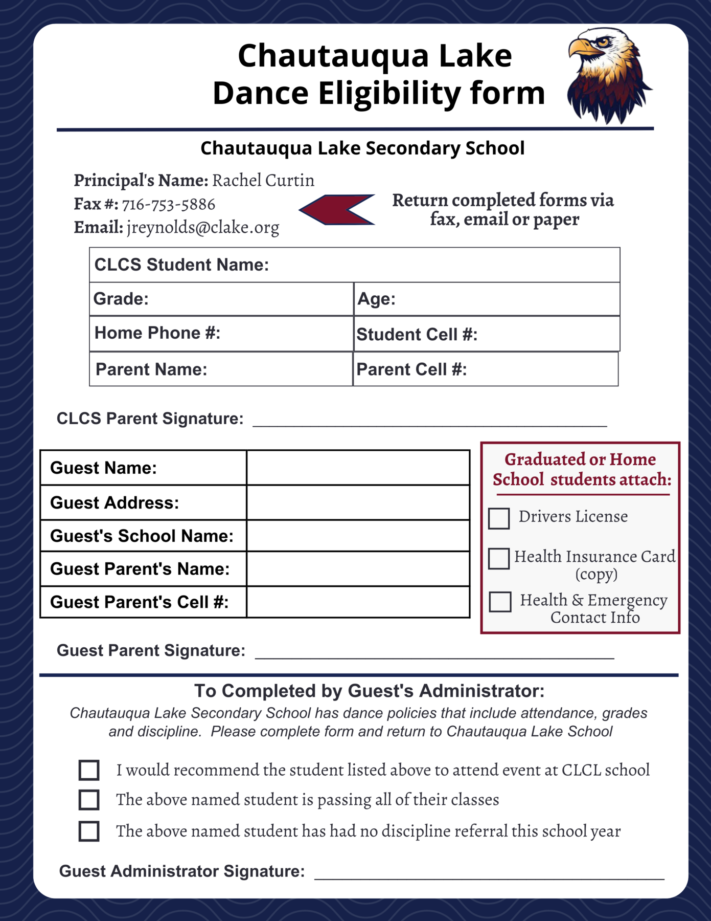 Dance Information for Out of District Students and Guests • Page ...