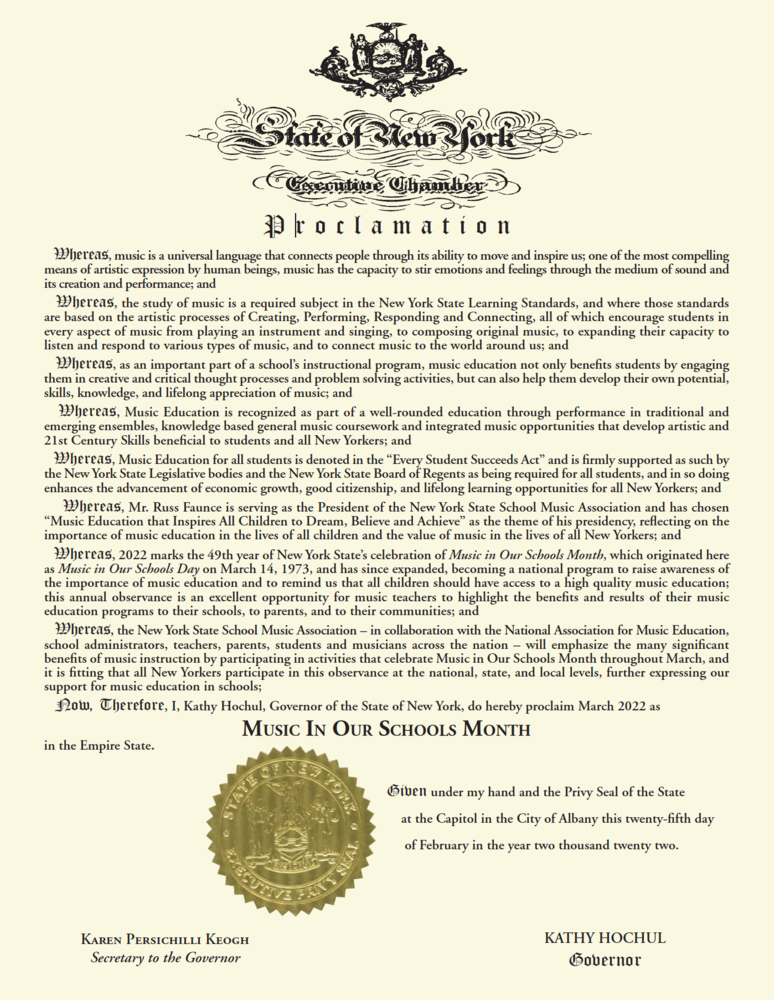 Proclamation