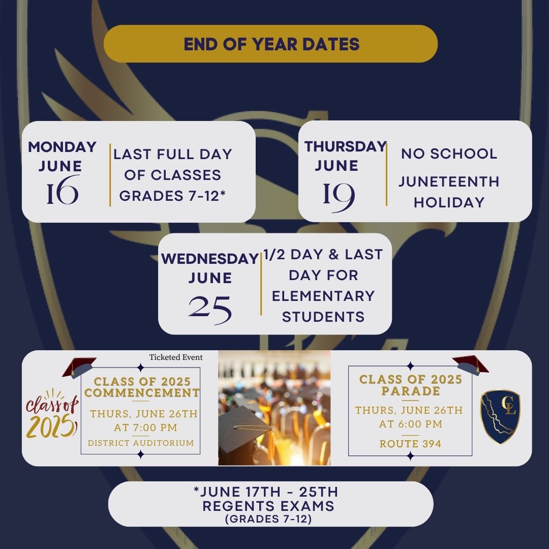 End of 2025 Dates