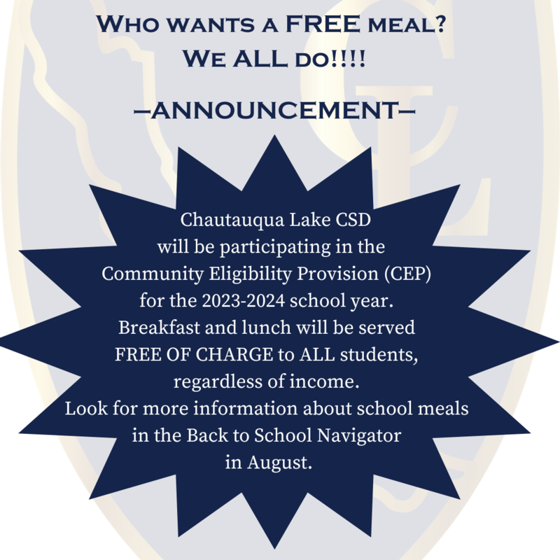 Free Breakfast and Lunch 2023-2024