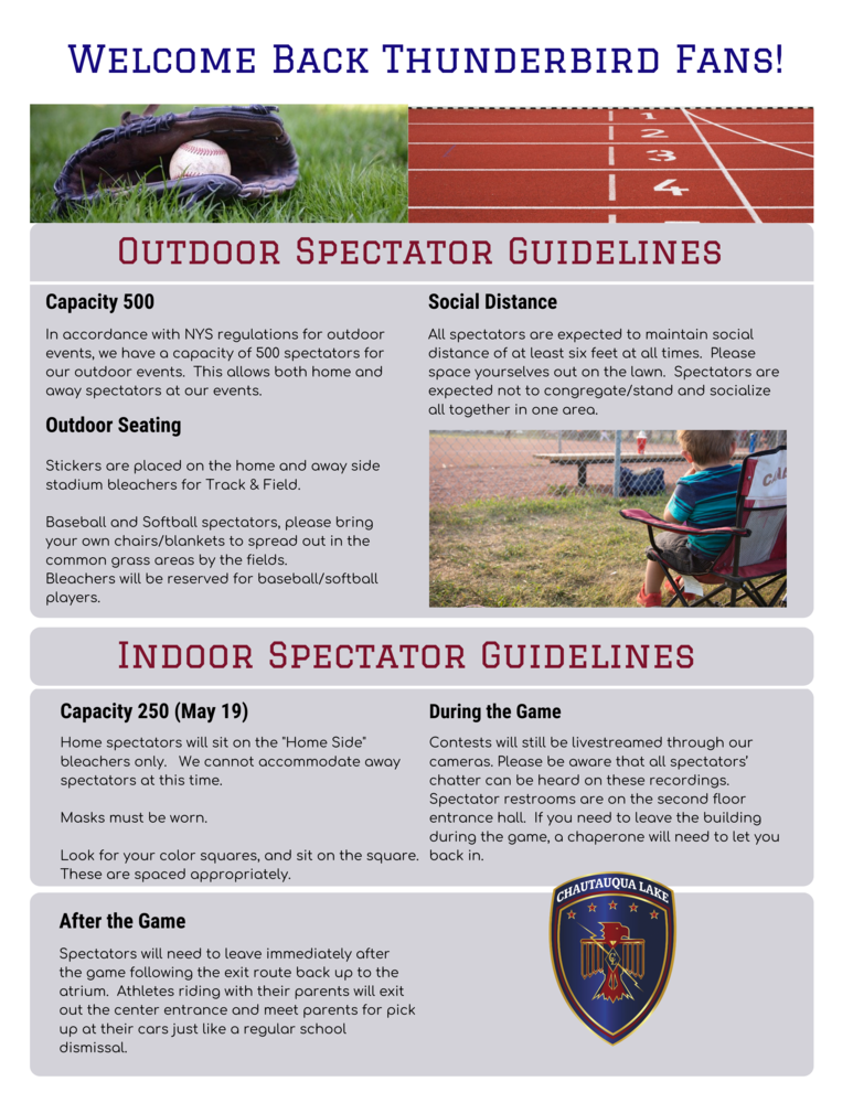 Spring Spectator Information