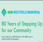 AHN – Westfield Memorial 80 Years of 'St