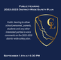 Public Hearing Announcement