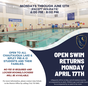 Open Swim - 2 Remaining Mondays