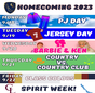 Homecoming 2023 Spirit Week!