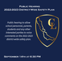 Public Hearing-District Wide Safety Plan thumbnail