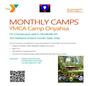Monthly Camps at YMCA Camp Onyahsa